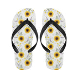beautiful sunflowers pattern Unisex Flip Flops
