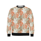 Cocoa beans Cocoa tree pattern Men's Crew Neck Sweatshirt