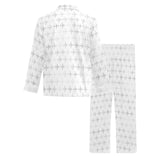 Airplane print pattern Men's Long Pajama Set