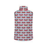 Sausage Pattern Print Design 02 Women's Padded Vest