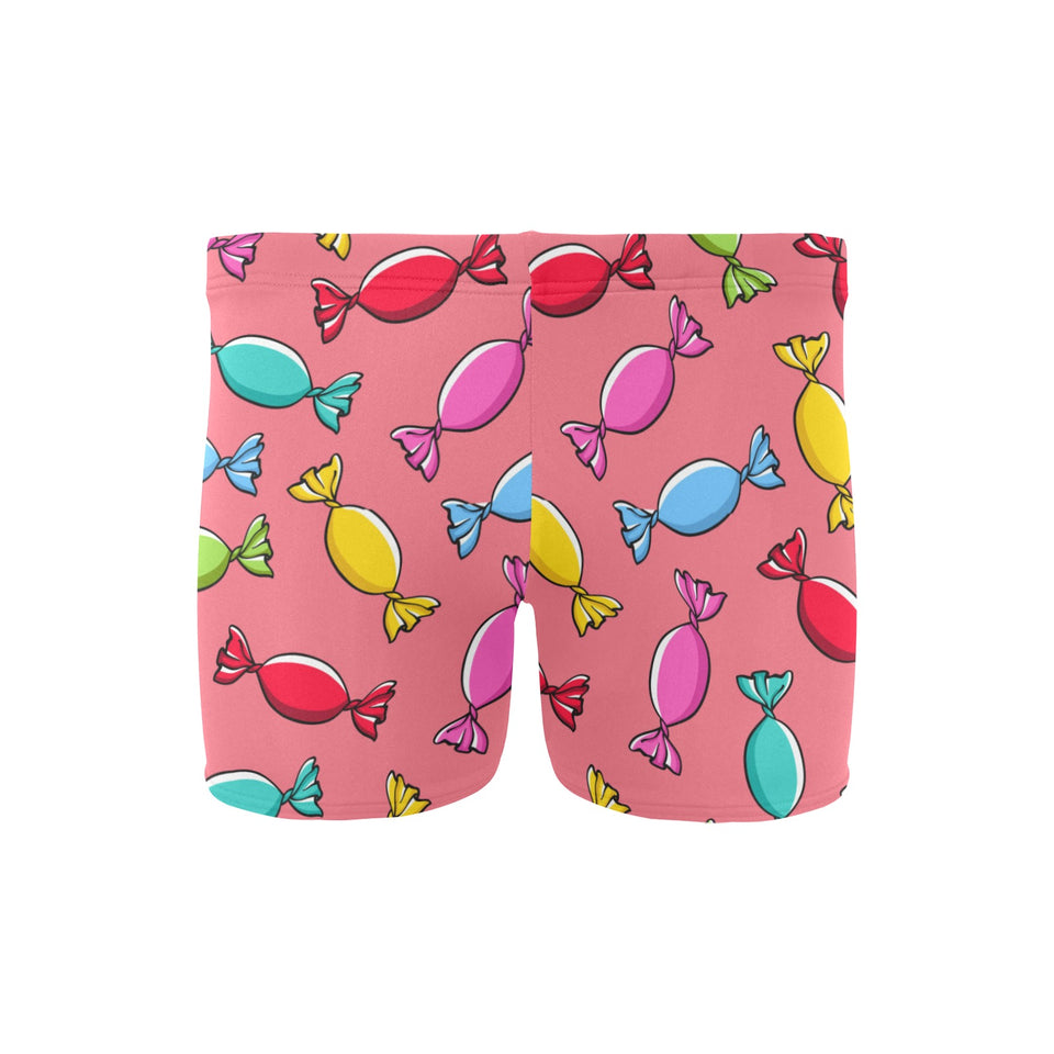 Colorful wrapped candy pattern Men's Swimming Trunks