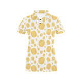 Potato Chips Pattern Print Design 03 Women's All Over Print Polo Shirt