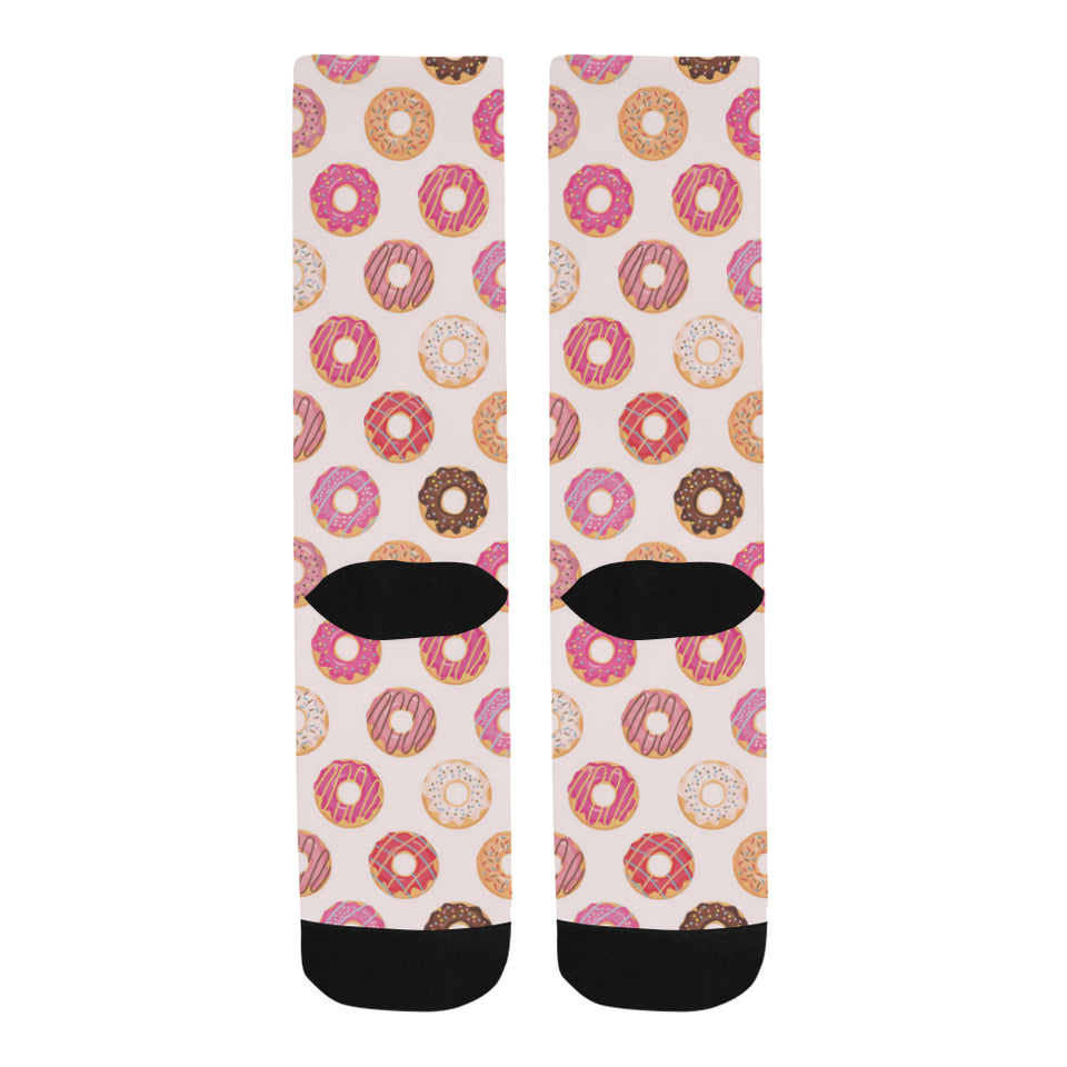 Colorful donut pattern Crew Socks