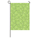 Slices of Lime pattern House Flag Garden Flag