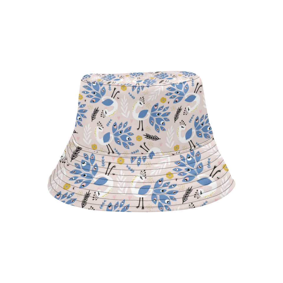 Cute peacock pattern Unisex Bucket Hat