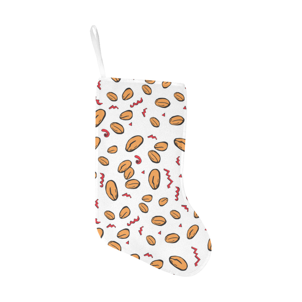 peanuts pattern background Christmas Stocking