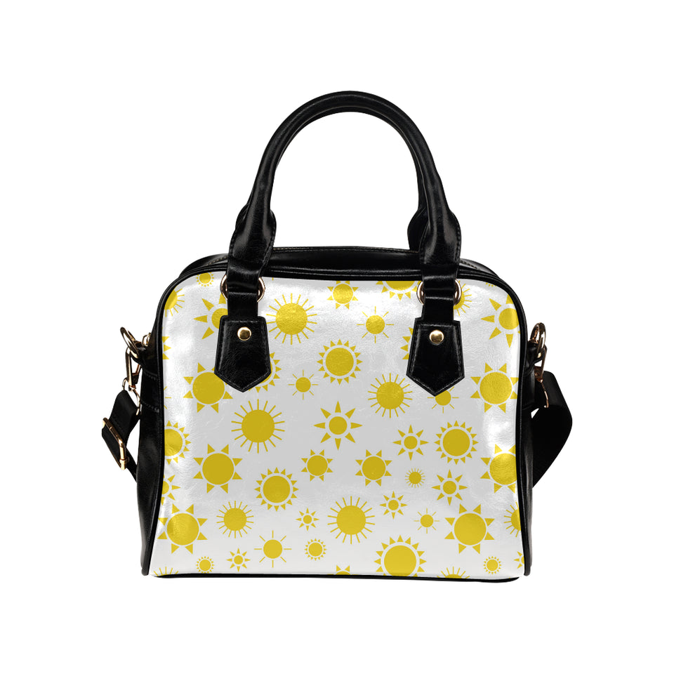 Sun pattern Shoulder Handbag