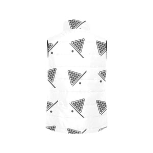 Billiard Ball Pattern Print Design 03 Women's Padded Vest