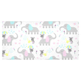 Cute elephant mouse pattern Tablecloth