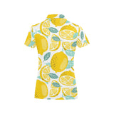 lemon design pattern Women's All Over Print Polo Shirt