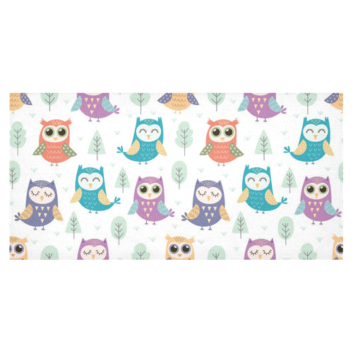 Cute owl pattern Tablecloth