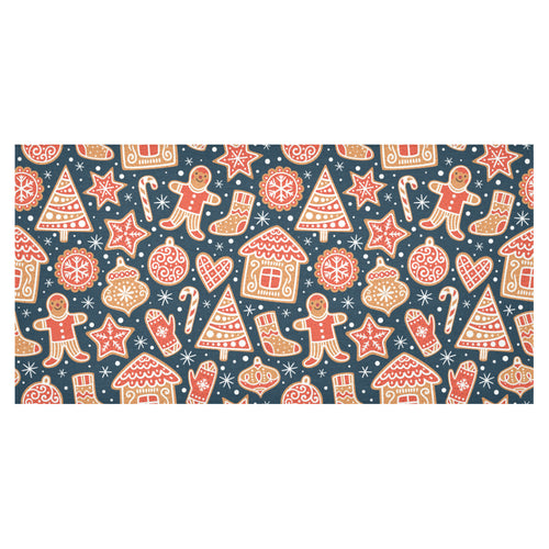 Christmas gingerbread cookie pattern Tablecloth