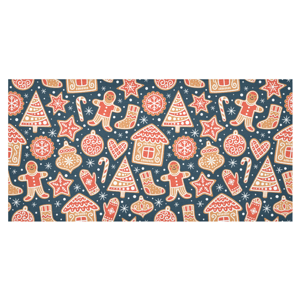 Christmas gingerbread cookie pattern Tablecloth