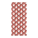 Fire flame symbol design pattern Beach Towel