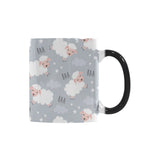 Sweet dreams sheep pattern Morphing Mug Heat Changing Mug