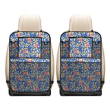 Popcorn Pattern Print Design 01 Car Seat Back Organizer