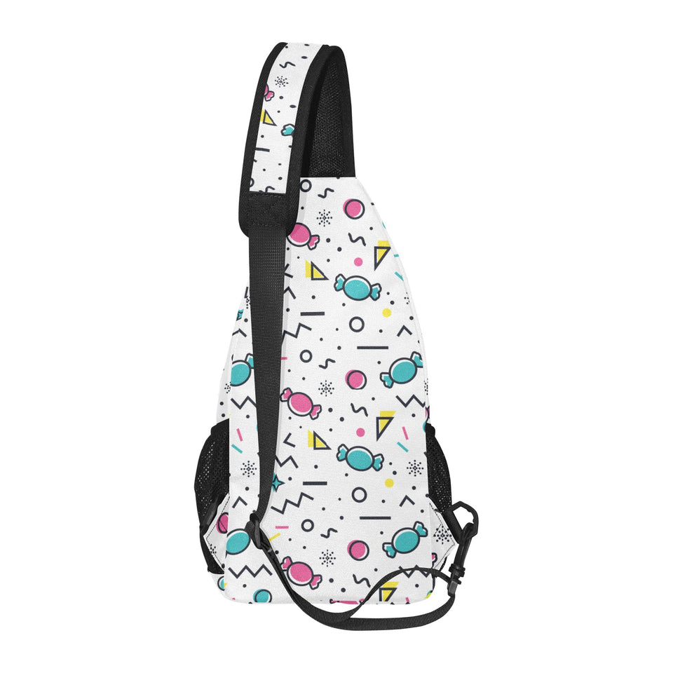 Candy design pattern All Over Print Chest Bag
