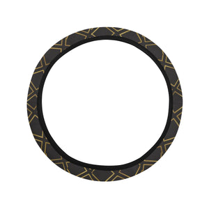 Casino Cards Suits Pattern Print Design 01 Car Steering Wheel Cover