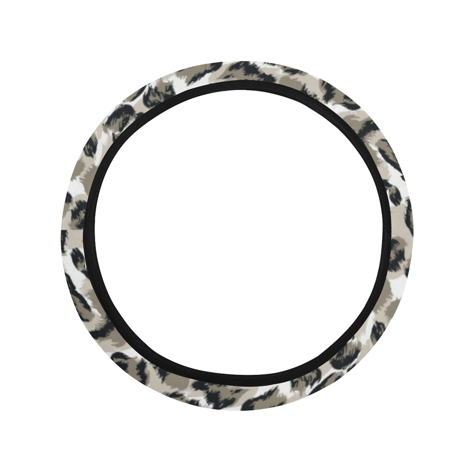 Leopard skin print pattern Car Steering Wheel Cover