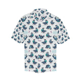 Pigeon Pattern Print Design 02 Men's All Over Print Hawaiian Shirt (Model T58)