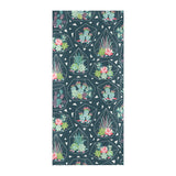 Cactus glass terrarium pattern Beach Towel