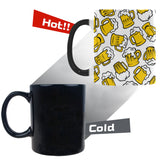 Beer design pattern Morphing Mug Heat Changing Mug