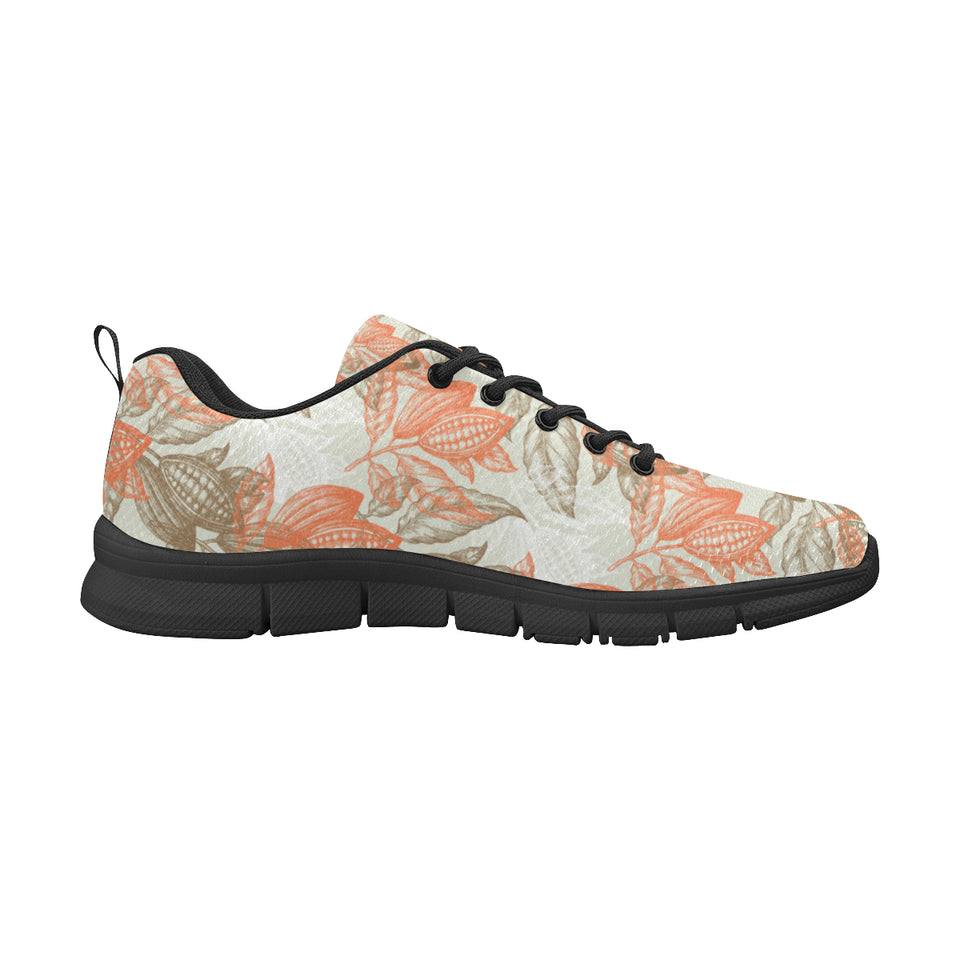 Cocoa beans Cocoa tree pattern Men's Sneaker Shoes