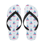 Sailboat anchor pattern Unisex Flip Flops
