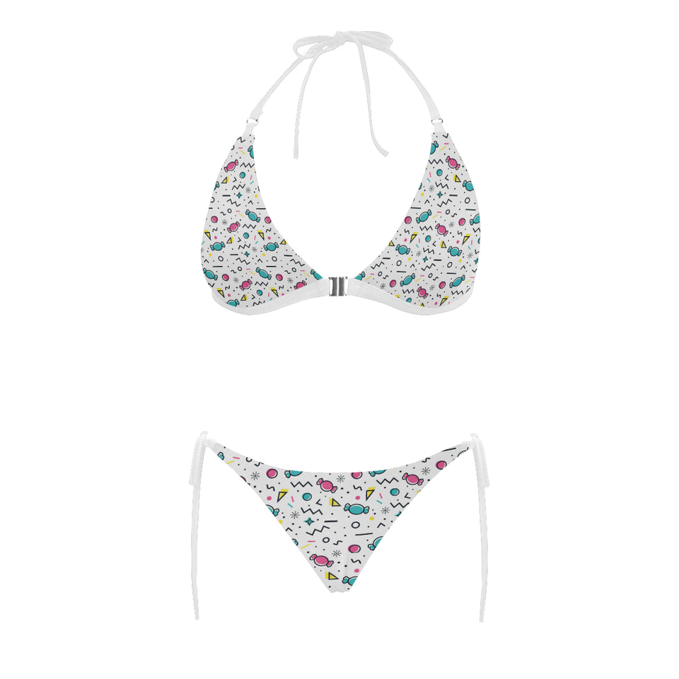 Candy design pattern Sexy Bikinis Two-Piece Swimsuits
