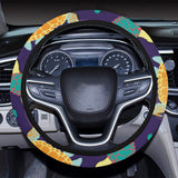 Colorful sea turtle pattern Car Steering Wheel Cover