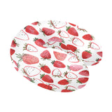 watercolor hand drawn beautiful strawberry pattern U-Shaped Travel Neck Pillow