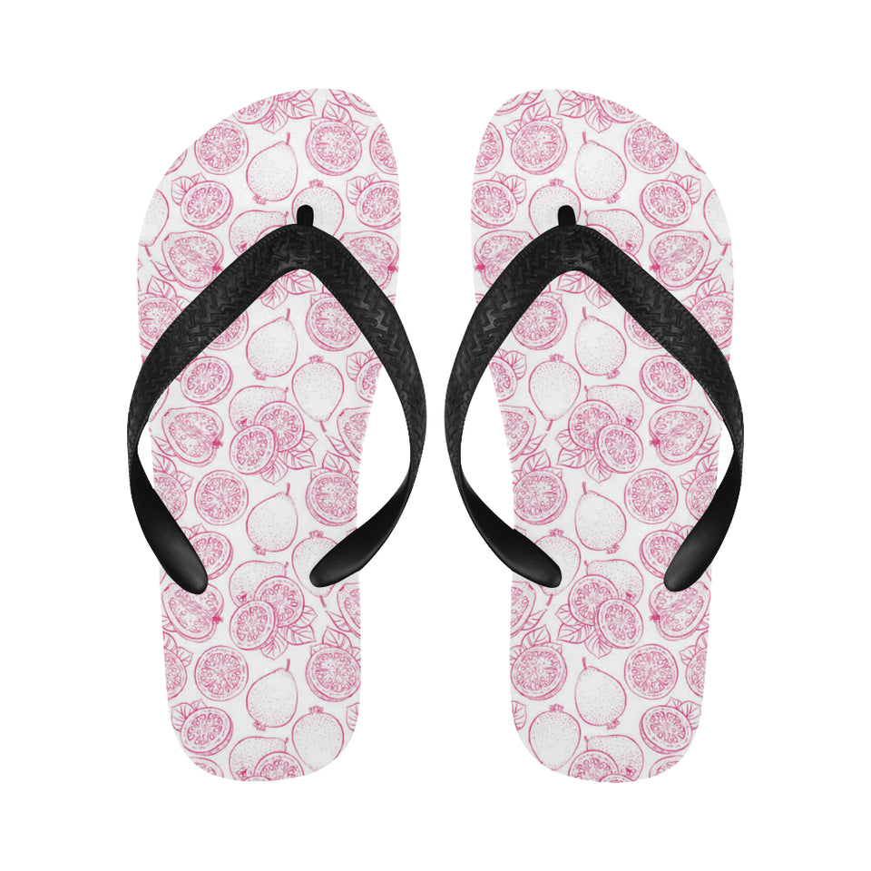 Sketch guava pattern Unisex Flip Flops