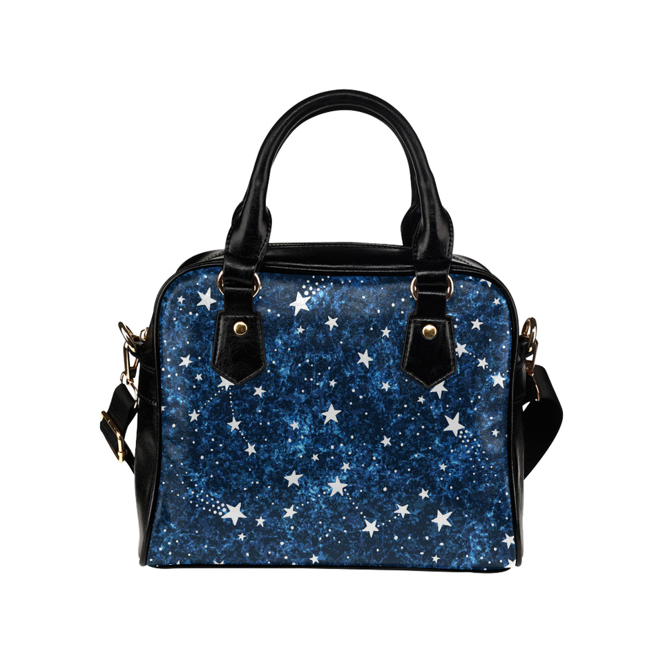 Night sky star pattern Shoulder Handbag