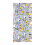 Math Pattern Print Design 04 Beach Towel