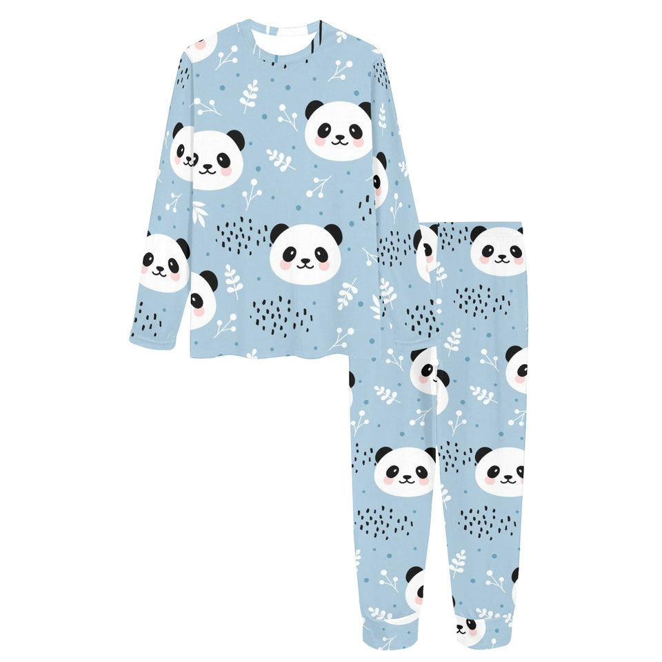Cute panda pattern Women's All Over Print Pajama Set