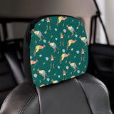 Kangaroo leaves pattern Car Headrest Cover