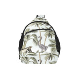 Monkey sloth lemur palm trees pattern All Over Print Chest Bag