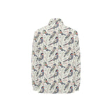 Pigeon Pattern Print Design 04 Women's Long Sleeve Polo Shirt