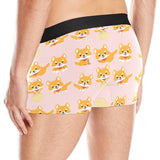 Cute shiba inu dog pattern Men's All Over Print Boxer Briefs Men's Underwear