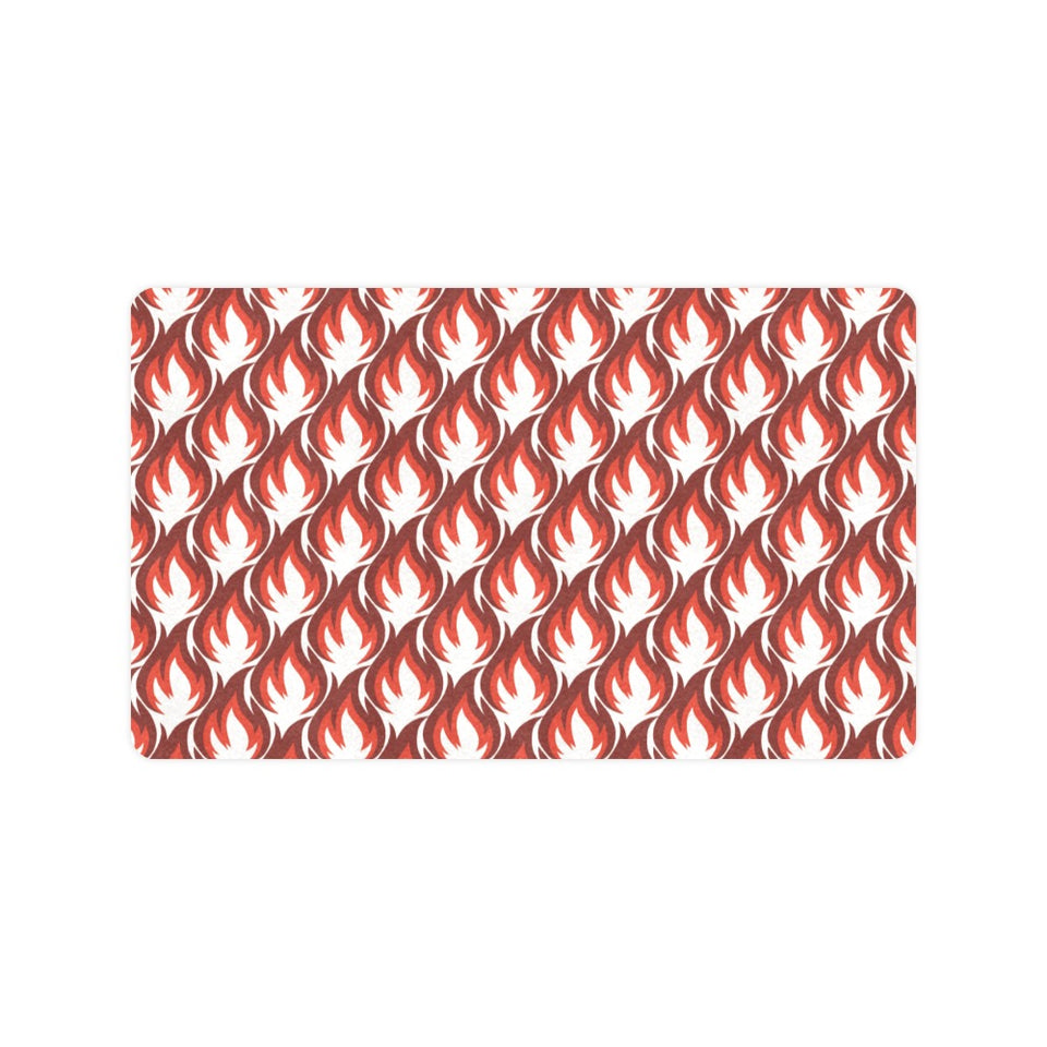 Fire flame symbol design pattern Doormat