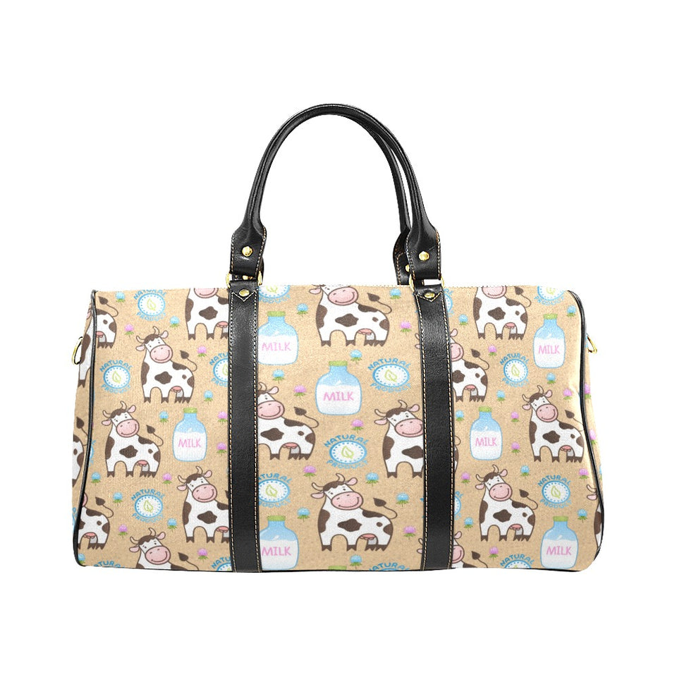 Cow bottle of milk pattern Travel Bag