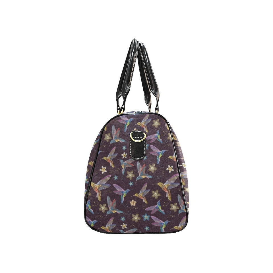 Hummingbird Pattern Print Design 04 Travel Bag