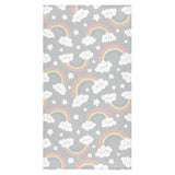Cute rainbow clound star pattern Bath Towel