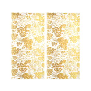 Gold grape pattern Gauze Curtain