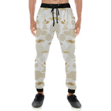 Beautiful gold japanese pattern Unisex Casual Sweatpants