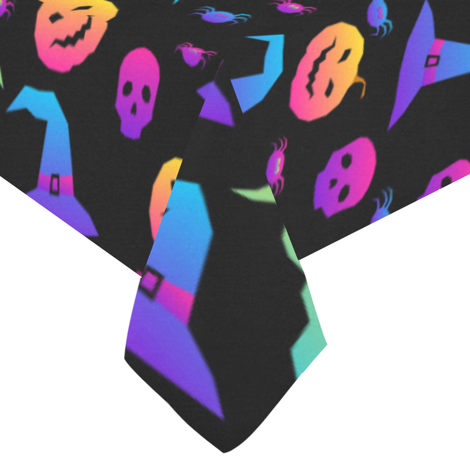 Colorful halloween background Tablecloth