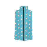 Jack Russel Pattern Print Design 03 Women's Padded Vest