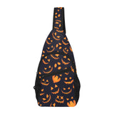 Halloween pattern Pumpkin background All Over Print Chest Bag
