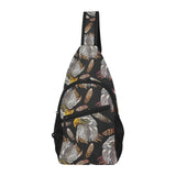 Eagle Pattern Print Design 05 All Over Print Chest Bag