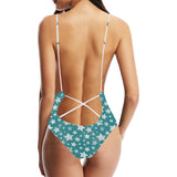 Vintage star pattern Women's One-Piece Swimsuit